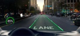 نمایش اطلاعات مسیر با فناوری واقعیت افزوده در جلوی خودرو